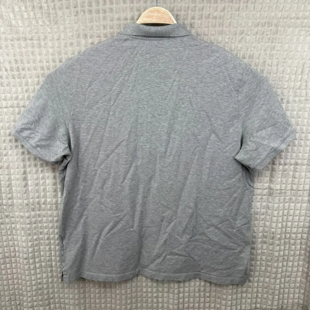 Polo Ralph Lauren Men's Shirt XXL Gray Classic Fit Gray‎ Pony Preppy Stretch